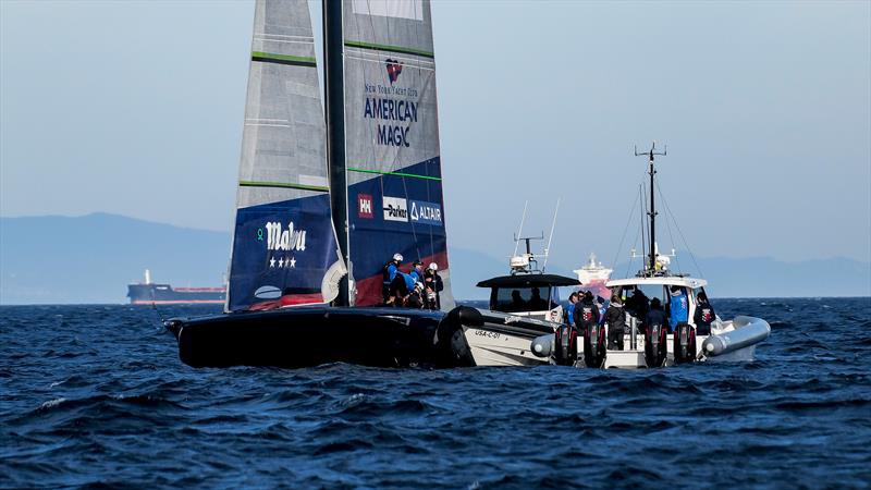 American Magic - AC75 - Barcelona - November 13, 2023 photo copyright Ugo Fonolla / America's Cup taken at New York Yacht Club and featuring the AC75 class