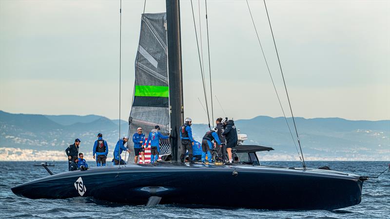 American Magic - AC75 - Barcelona - November 13, 2023 photo copyright Ugo Fonolla / America's Cup taken at New York Yacht Club and featuring the AC75 class