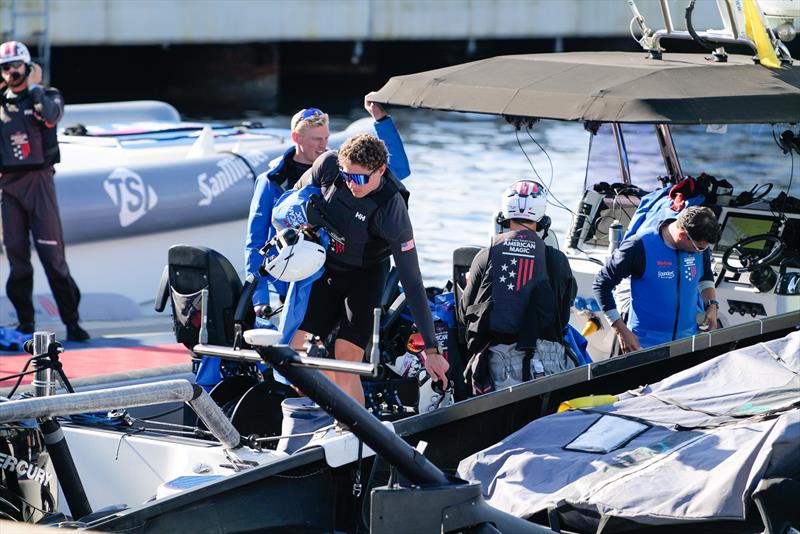 American Magic - AC75 - Barcelona - November 13, 2023 photo copyright Ugo Fonolla / America's Cup taken at New York Yacht Club and featuring the AC75 class