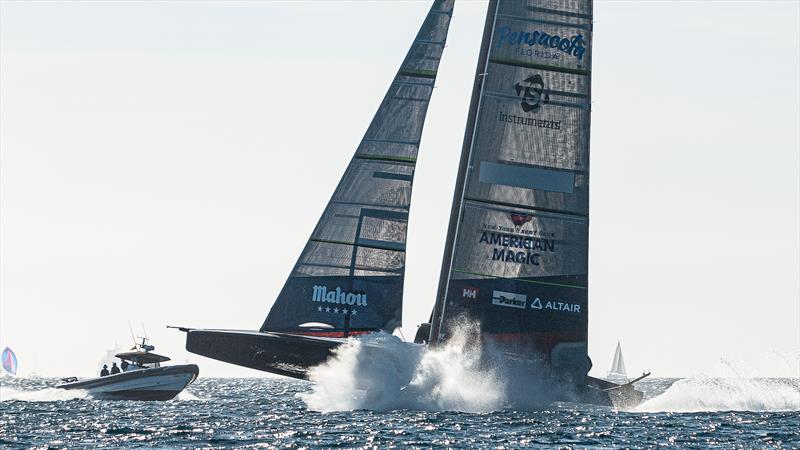 American Magic - AC75 - Day 52 - Barcelona - November 17, 2023 - photo © Ugo Fonolla / America's Cup