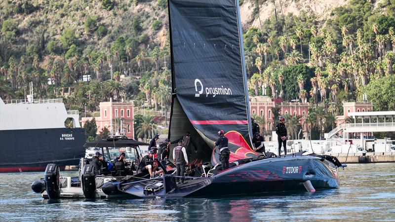 Alinghi Red Bull Racing - AC75 - Day 103 - Barcelona - November 17, 2022 - photo © Alex Carabi / America's Cup