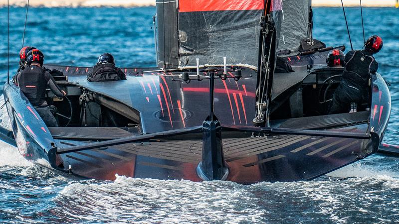 New mainsheet system - Alinghi Red Bull Racing - AC75 - Day 103 - Barcelona - November 17, 2022 - photo © Alex Carabi / America's Cup