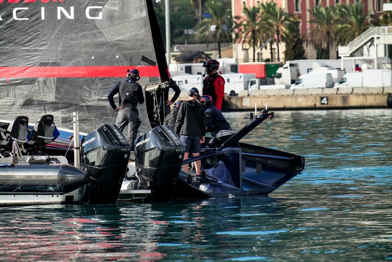 Alinghi Red Bull Racing - AC75 - Day 103 - Barcelona - November 17, 2022 - photo © Alex Carabi / America's Cup