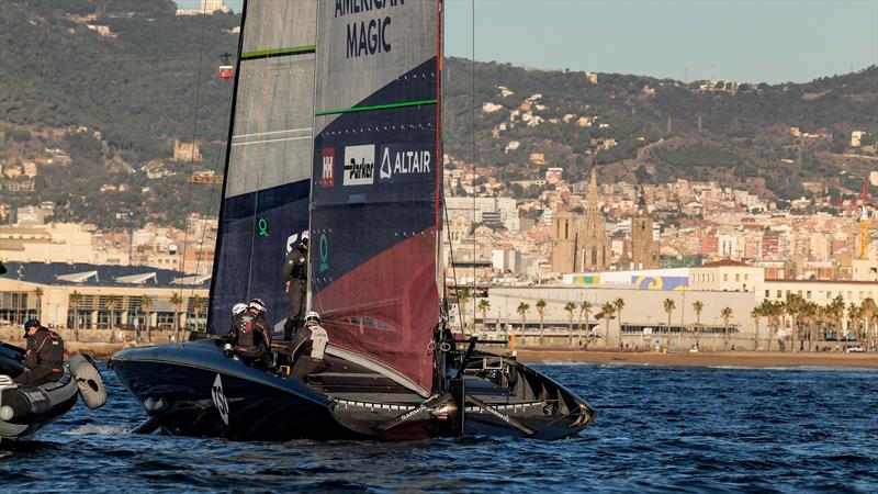 American Magic - AC75 - Day 55 - Barcelona - November 23, 2023 - photo © Ugo Fonolla / America's Cup