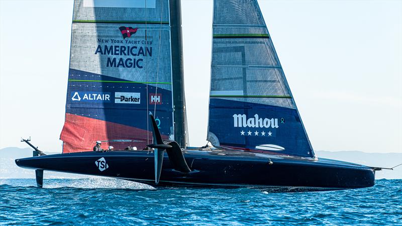 American Magic - AC75 - Day 55 - Barcelona - November 23, 2023 photo copyright Ugo Fonolla / America's Cup taken at New York Yacht Club and featuring the AC75 class