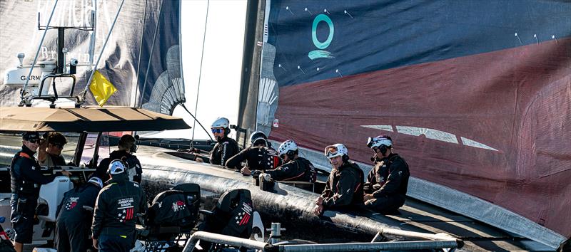 American Magic - AC75 - Day 53 - Barcelona - November 21, 2023 photo copyright Ugo Fonolla / America's Cup taken at New York Yacht Club and featuring the AC75 class