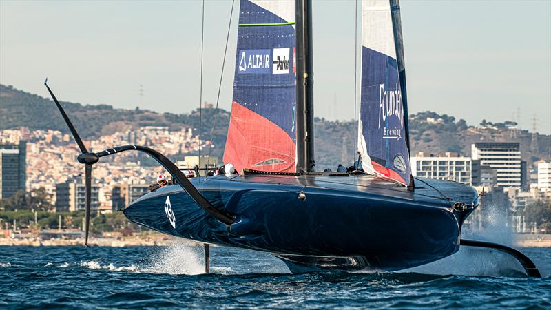 American Magic - AC75 - Day 56 - Barcelona - December 6, 2023 - photo © Ugo Fonolla / America's Cup