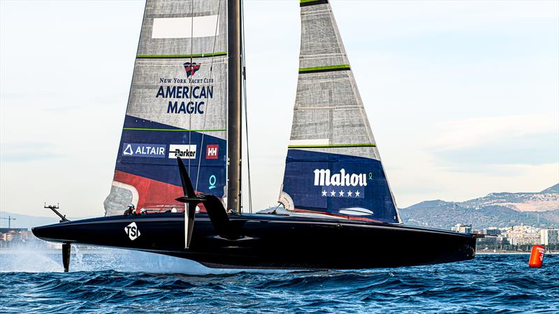 American Magic - AC75 - Day 57 - Barcelona - December 7, 2023 - photo © Ugo Fonolla / America's Cup