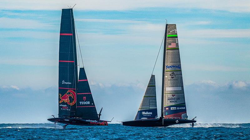 American Magic - AC75 - Day 57 - Barcelona - December 7, 2023 - photo © Ugo Fonolla / America's Cup