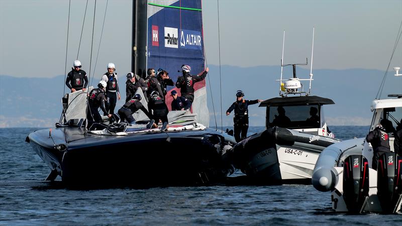 American Magic - AC75 - Day 57 - Barcelona - December 7, 2023 - photo © Ugo Fonolla / America's Cup