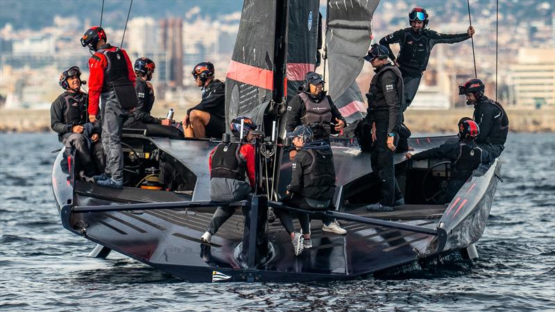 Alinghi Red Bull Racing - AC75 - Day 105 - Barcelona - December 11, 2023 - photo © Alex Carabi / America's Cup