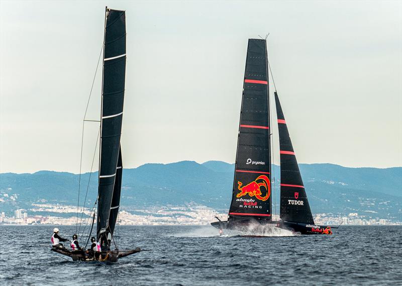 Alinghi Red Bull Racing - AC75 - Day 105 - Barcelona - December 11, 2023 - photo © Alex Carabi / America's Cup