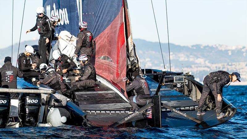 American Magic - AC75 - Day 62 - Barcelona - December 19, 2023 - photo © Ugo Fonolla / America's Cup