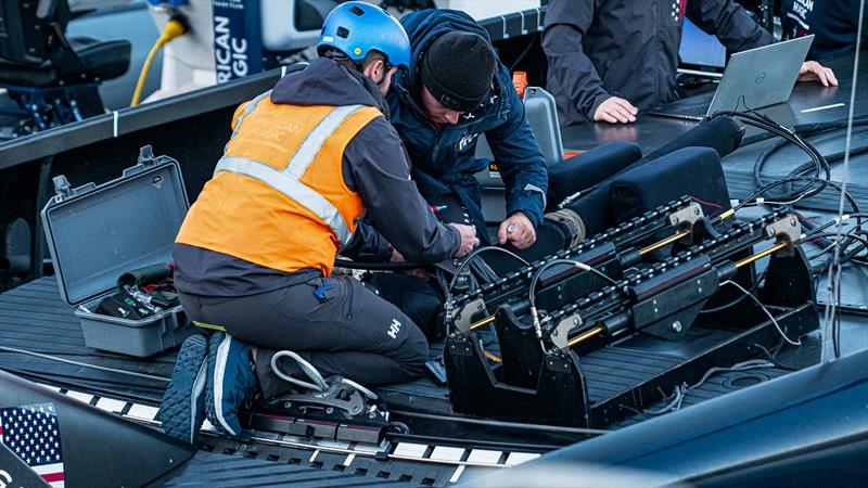 American Magic - AC75 - Day 61 - Barcelona - December 18, 2023 - photo © Ugo Fonolla / America's Cup