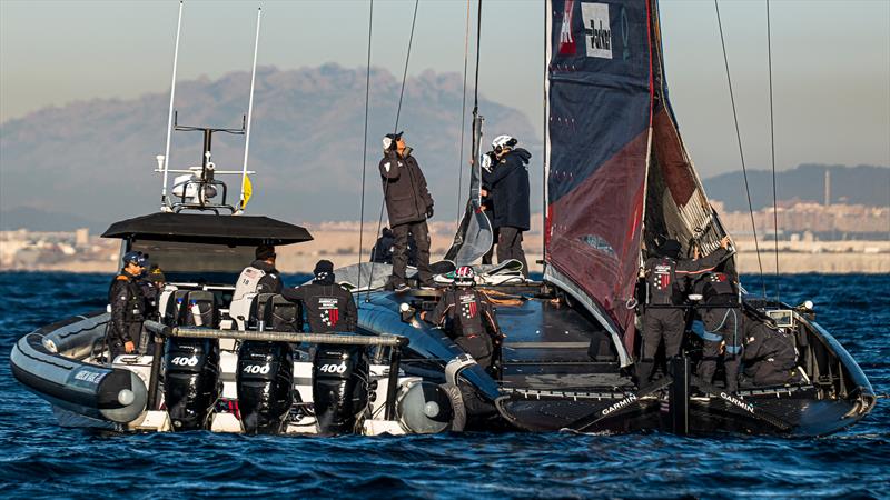 American Magic - AC75 - Day 61 - Barcelona - December 18, 2023 - photo © Ugo Fonolla / America's Cup