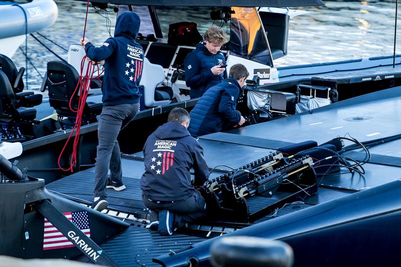 American Magic - AC75 - Day 61 - Barcelona - December 18, 2023 - photo © Ugo Fonolla / America's Cup