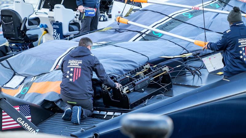 American Magic - AC75 - Day 61 - Barcelona - December 18, 2023 - photo © Ugo Fonolla / America's Cup