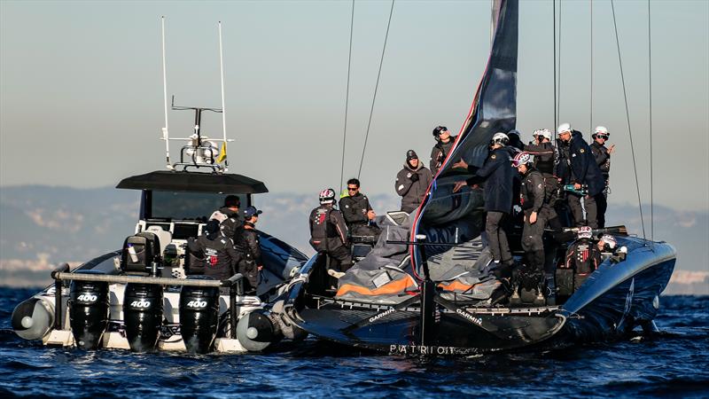 American Magic - AC75 - Day 61 - Barcelona - December 18, 2023 - photo © Ugo Fonolla / America's Cup