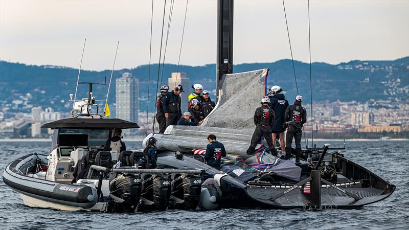 American Magic - AC75 - Day 58 - Barcelona - December 12, 2023 photo copyright Ugo Fonolla / America's Cup taken at Real Club Nautico de Barcelona and featuring the AC75 class