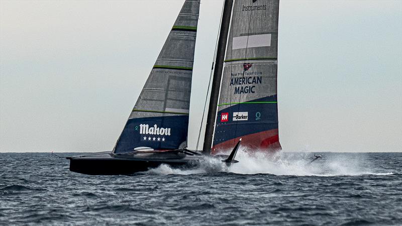 American Magic - AC75 - Day 58 - Barcelona - December 12, 2023 photo copyright Ugo Fonolla / America's Cup taken at Real Club Nautico de Barcelona and featuring the AC75 class