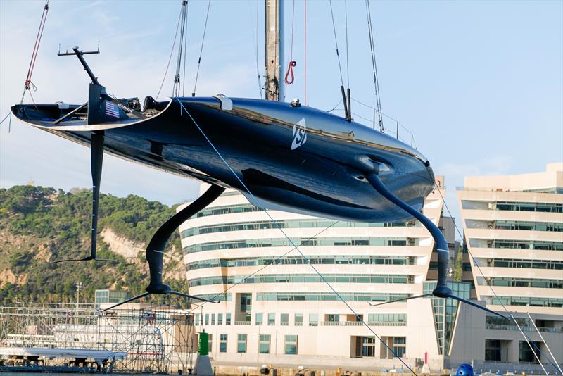 American Magic - Commissioning day for Patriot - AC75 - Day 46 - Barcelona - November 8, 2023 - photo © Ugo Fonolla / America's Cup