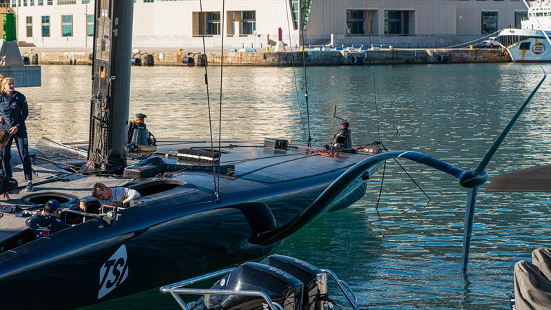 American Magic - Commissioning day for Patriot - AC75 - Day 46 - Barcelona - November 8, 2023 - photo © Ugo Fonolla / America's Cup