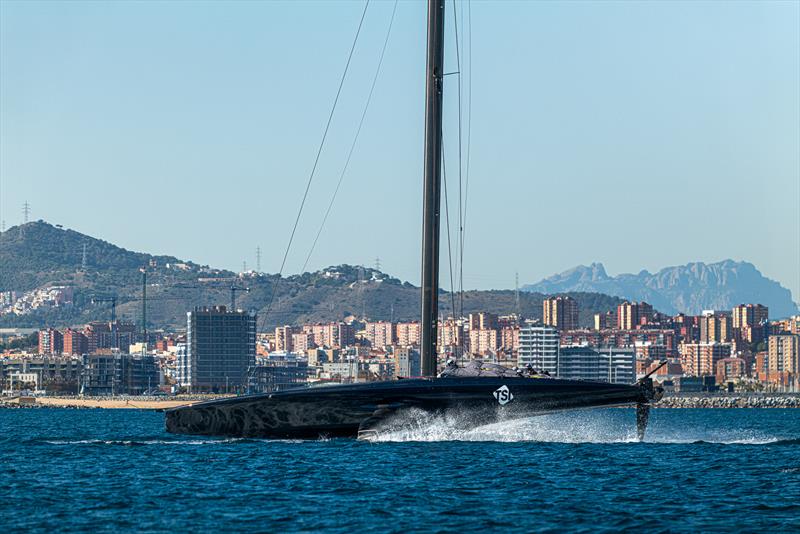 American Magic - Commissioning day for Patriot - AC75 - Day 46 - Barcelona - November 8, 2023 - photo © Ugo Fonolla / America's Cup