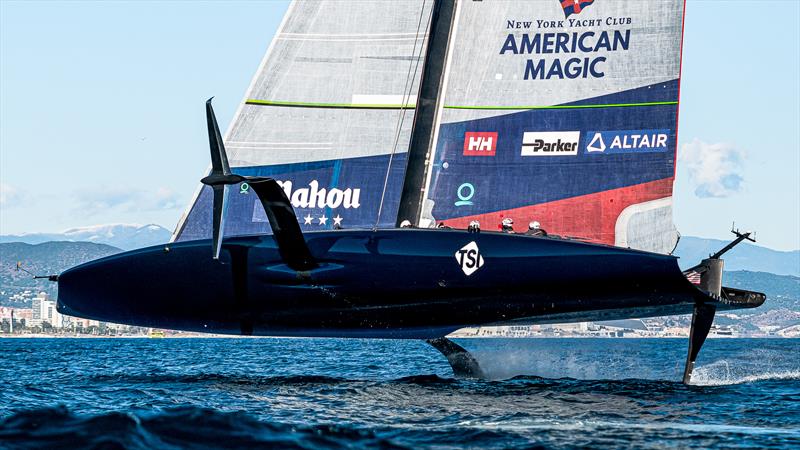 American Magic - AC75 - Day 63 - Barcelona - January 6, 2023 photo copyright Ugo Fonolla / America's Cup taken at Real Club Nautico de Barcelona and featuring the AC75 class