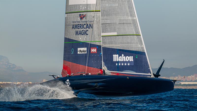 American Magic - AC75 - Day 65 - Barcelona - January 9, 2023 - photo © Ugo Fonolla / America's Cup