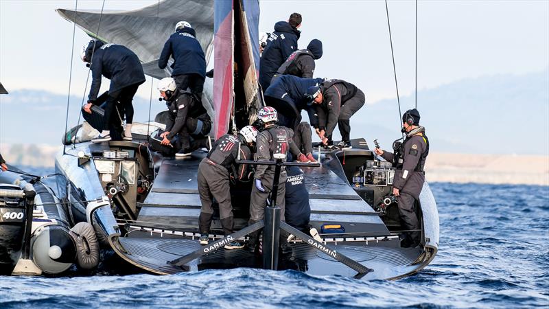 American Magic - AC75 - Day 65 - Barcelona - January 9, 2023 - photo © Ugo Fonolla / America's Cup