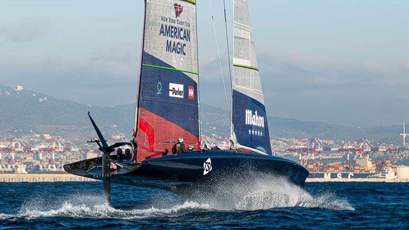 American Magic - AC75 - Day 65 - Barcelona - January 9, 2023 - photo © Ugo Fonolla / America's Cup