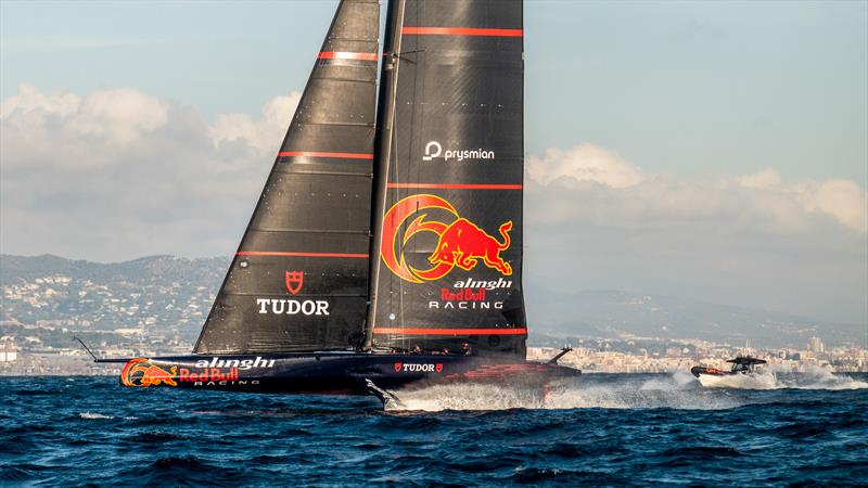 Alinghi Red Bull Racing - AC75 - Day 108 - Barcelona - January 9, 2024 - photo © Alex Carabi / America's Cup