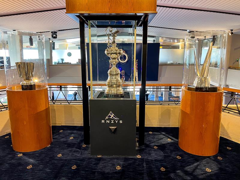 America's Cup and Louis Vuitton Cup and Trophy - Auckland - January 2024 photo copyright Richard Gladwell - Sail-World.com/nz taken at Royal New Zealand Yacht Squadron and featuring the AC75 class