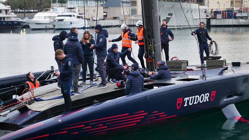 Alinghi Red Bull Racing - AC75 - Day 109 - Barcelona - January 10, 2024 - photo © Alex Carabi / America's Cup