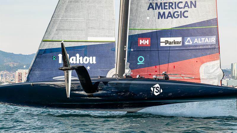 American Magic - AC75 - Day 70 - Barcelona - January 22, 2023 photo copyright Ugo Fonolla / America's Cup taken at New York Yacht Club and featuring the AC75 class