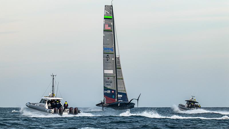 American Magic - AC75 - Day 70 - Barcelona - January 22, 2023 - photo © Ugo Fonolla / America's Cup