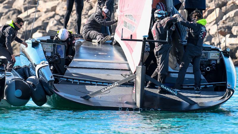 American Magic - AC75 - Day 70 - Barcelona - January 22, 2023 - photo © Ugo Fonolla / America's Cup