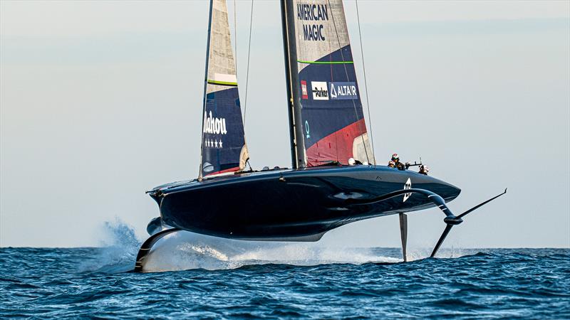 American Magic - AC75 - Day 70 - Barcelona - January 22, 2023 photo copyright Ugo Fonolla / America's Cup taken at New York Yacht Club and featuring the AC75 class