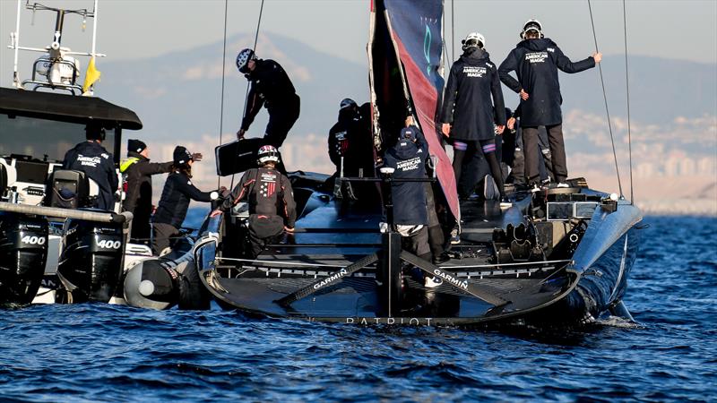 American Magic - AC75 - Day 71 - Barcelona - January 23, 2023 photo copyright Ugo Fonolla / America's Cup taken at New York Yacht Club and featuring the AC75 class