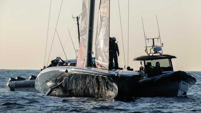 American Magic - AC75 - Day 71 - Barcelona - January 23, 2023 photo copyright Ugo Fonolla / America's Cup taken at New York Yacht Club and featuring the AC75 class