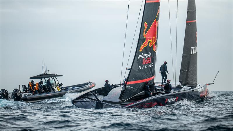 Alinghi Red Bull Racing - AC75 - Day 113 - Barcelona - January 30, 2024 - photo © Alex Carabi / America's Cup