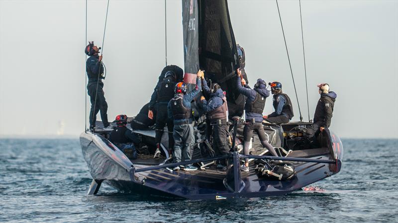 Alinghi Red Bull Racing - AC75 - Day 113 - Barcelona - January 30, 2024 - photo © Alex Carabi / America's Cup