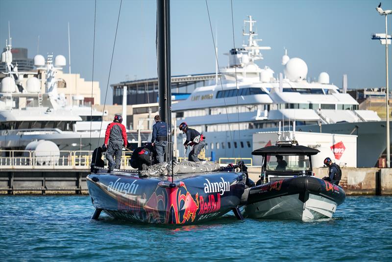 Alinghi Red Bull Racing - AC75 - Day 114 - Barcelona - January 31, 2024 - photo © Alex Carabi / America's Cup