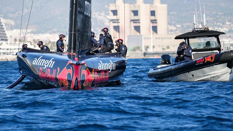 Alinghi Red Bull Racing - AC75 - Day 114 - Barcelona - January 31, 2024 - photo © Alex Carabi / America's Cup