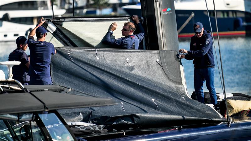 Alinghi Red Bull Racing - AC75 - Day 117 - Barcelona - February 7, 2024 - photo © Alex Carabi / America's Cup