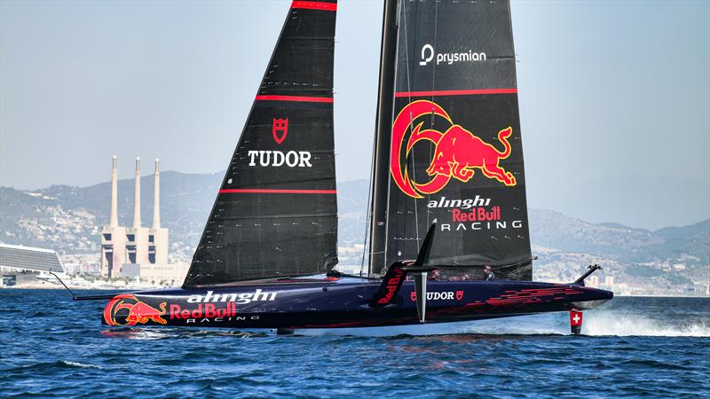 Alinghi Red Bull Racing - AC75 - Day 118 - Barcelona - February 8, 2024 - photo © Alex Carabi / America's Cup