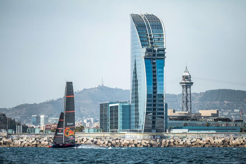 Alinghi Red Bull Racing - AC75 - Day 118 - Barcelona - February 8, 2024 - photo © Alex Carabi / America's Cup