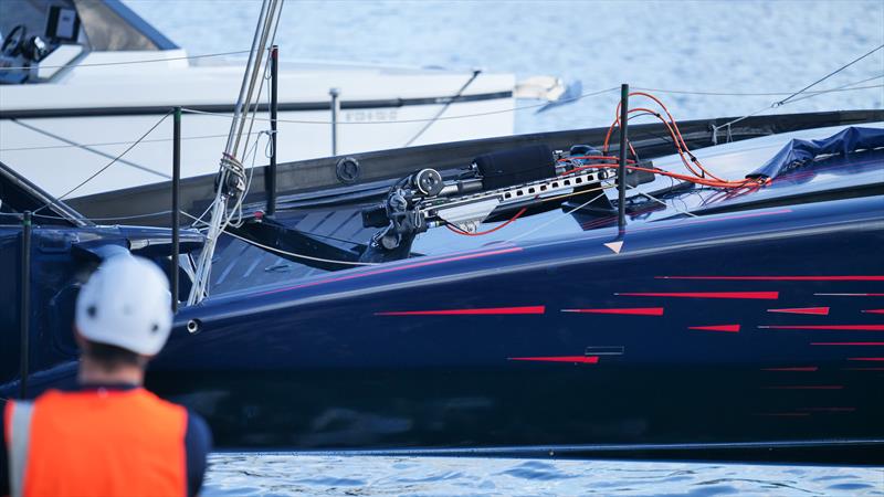 Alinghi Red Bull Racing - AC75 - Day 119 - Barcelona - February 23, 2024 photo copyright Alex Carabi / America's Cup taken at Société Nautique de Genève and featuring the AC75 class