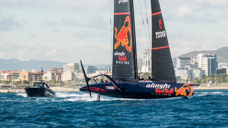 Alinghi Red Bull Racing - AC75 - Day 121 - Barcelona - February 27, 2024 - photo © Alex Carabi / America's Cup