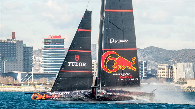 Alinghi Red Bull Racing - AC75 - Day 121 - Barcelona - February 27, 2024 - photo © Alex Carabi / America's Cup